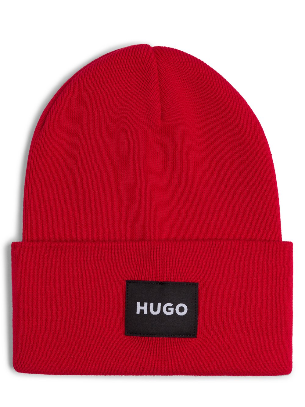 HUGO Czapka męska Mężczyźni Sztuczne włókno czerwony jednolity, ONE SIZE