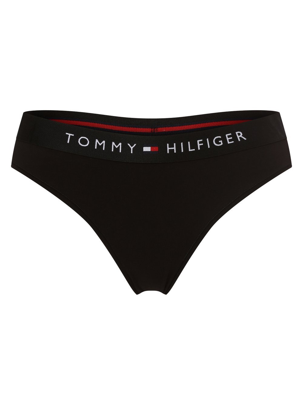 Tommy Hilfiger Stringi Kobiety Bawełna czarny jednolity, S/M