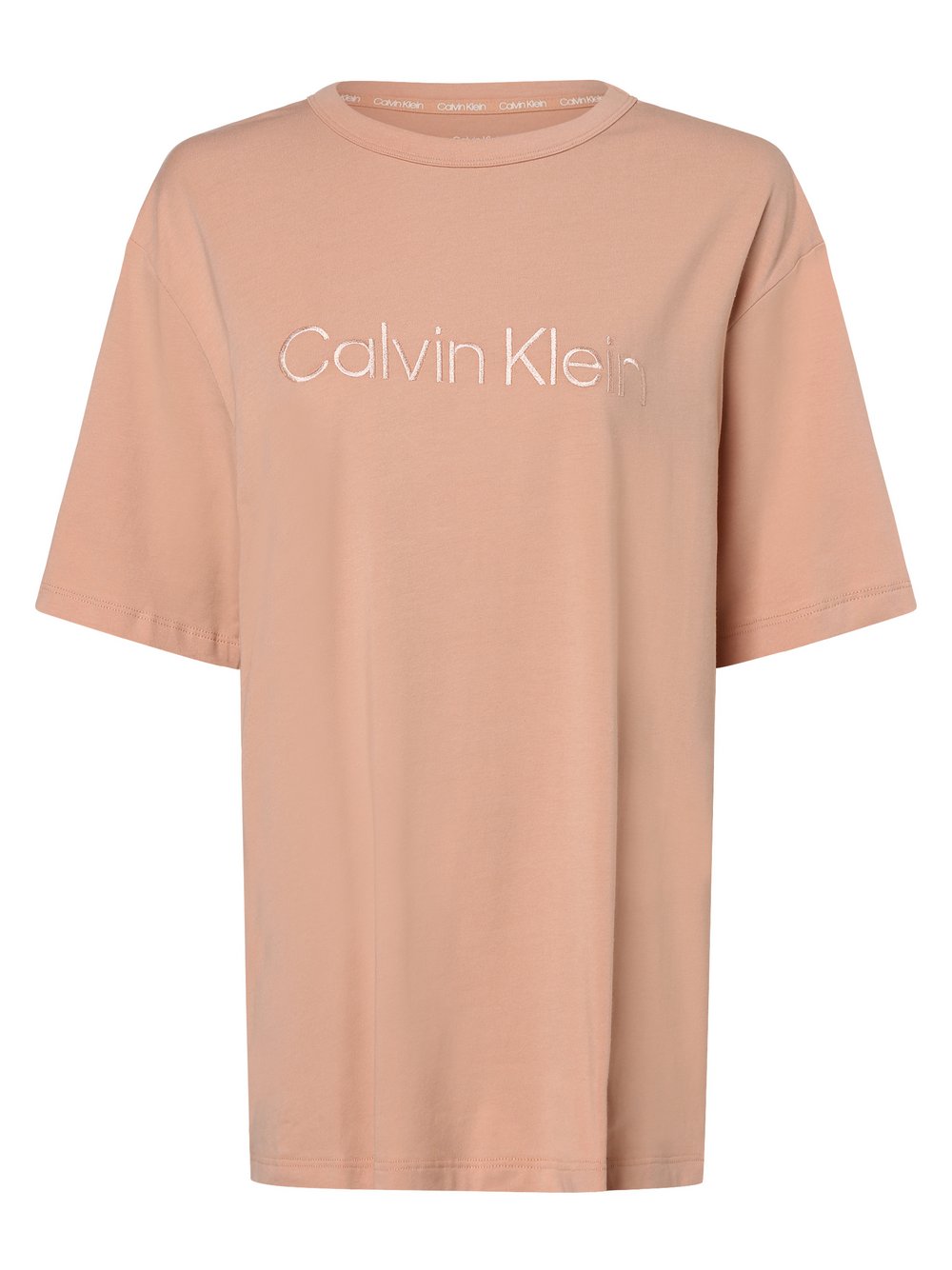 Calvin Klein Damska koszulka od piżamy Kobiety różowy jednolity, XS