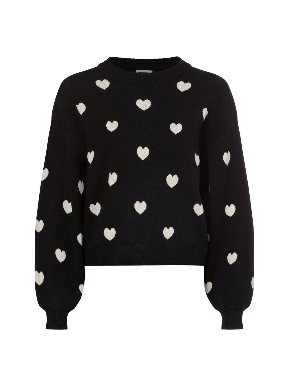 Noisy May Sweter damski - NMCharlott Kobiety czarny wzorzysty, S