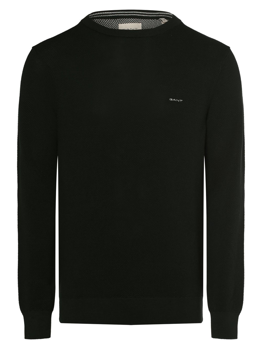 Gant Sweter męski Mężczyźni Bawełna zielony marmurkowy, M