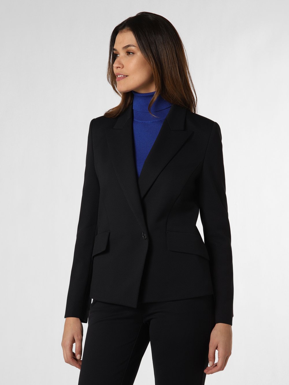 BOSS Blezer damski Kobiety niebieski jednolity, 34