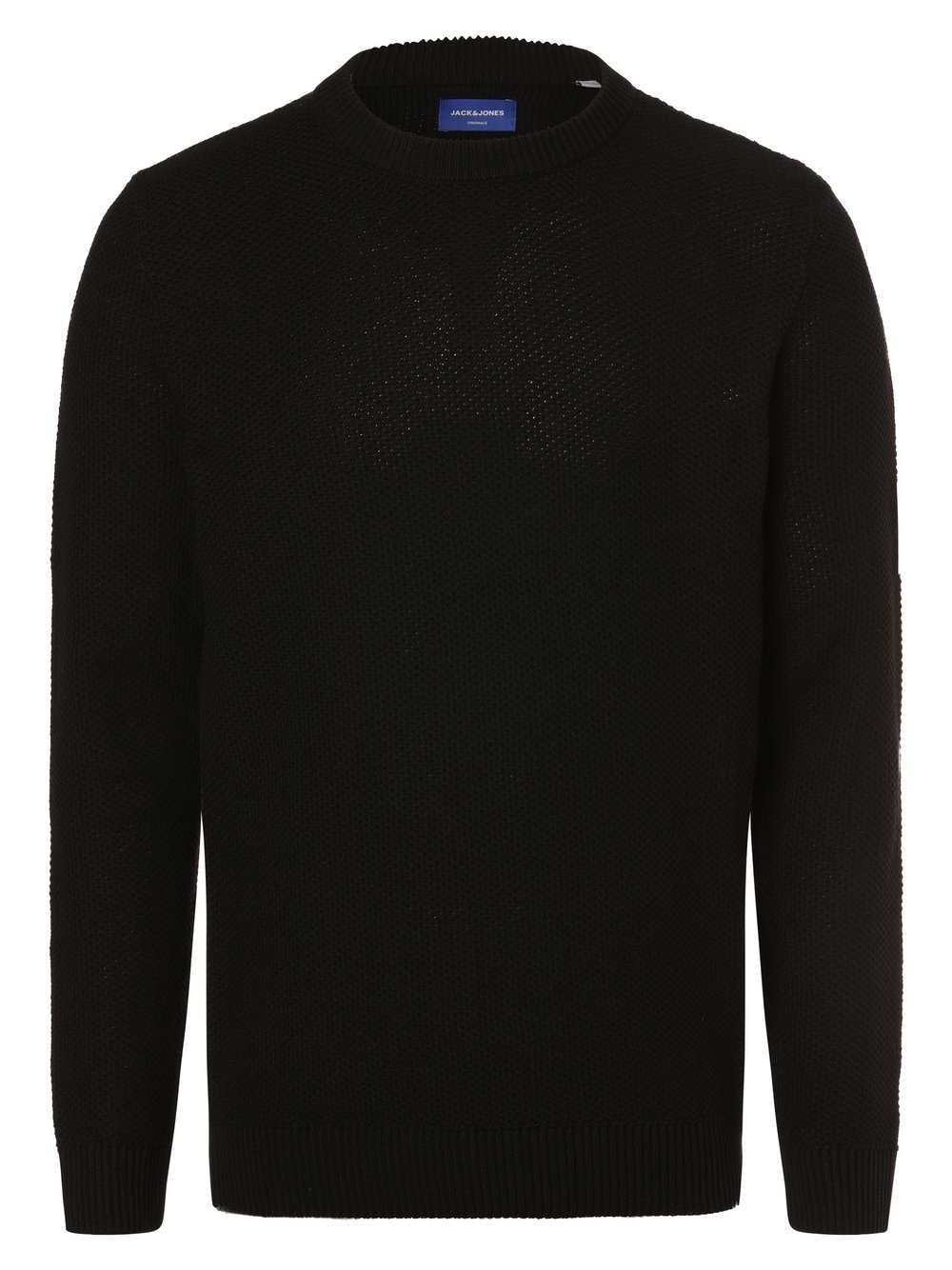 Jack & Jones Sweter - JORBrody Mężczyźni Bawełna czarny jednolity, S
