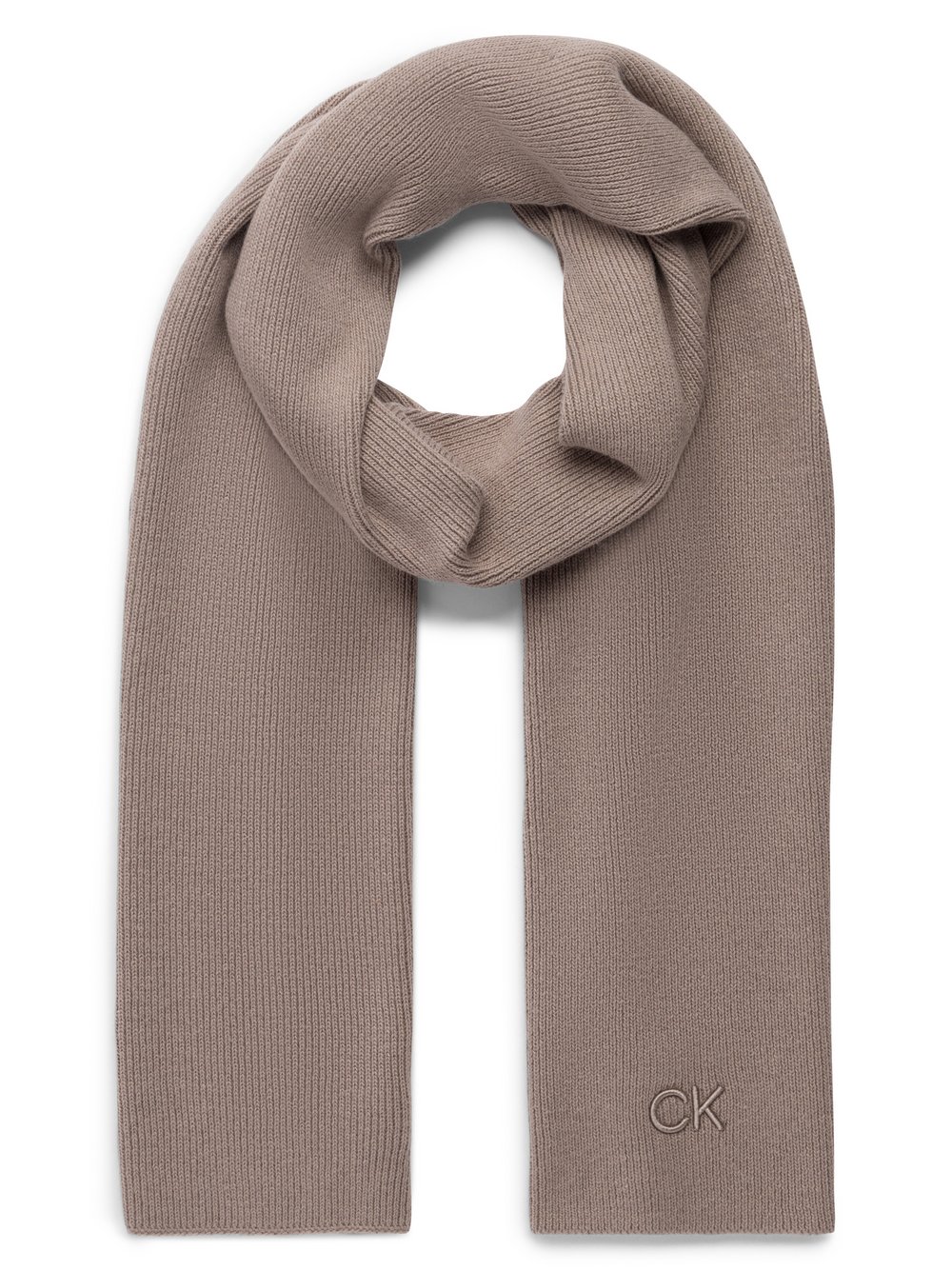 Calvin Klein Szalik damski Kobiety beżowy jednolity, ONE SIZE