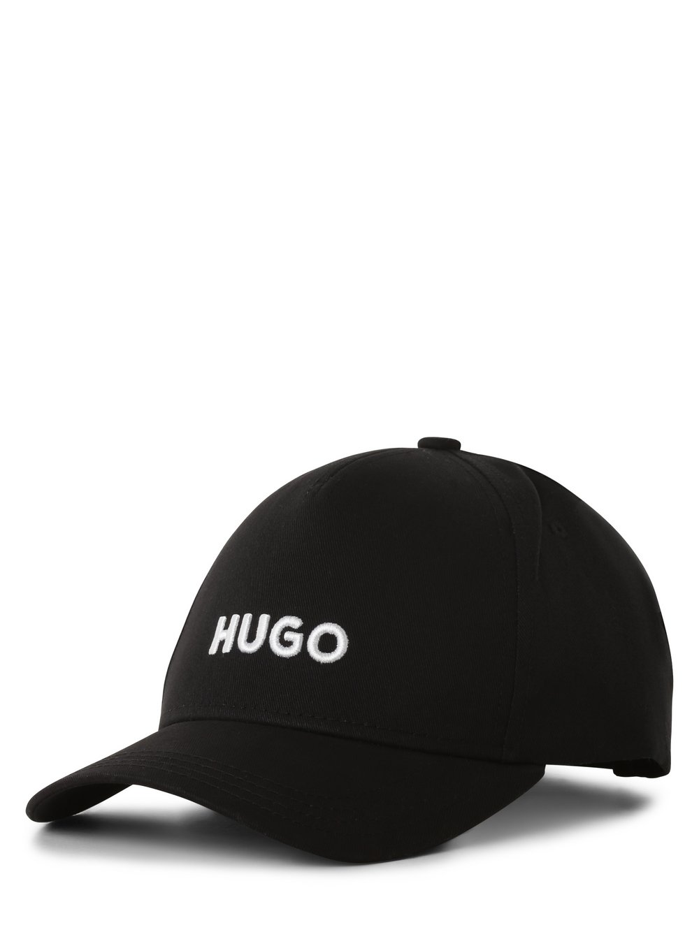 HUGO Czapka męska - Jude Mężczyźni Bawełna czarny jednolity, ONE SIZE