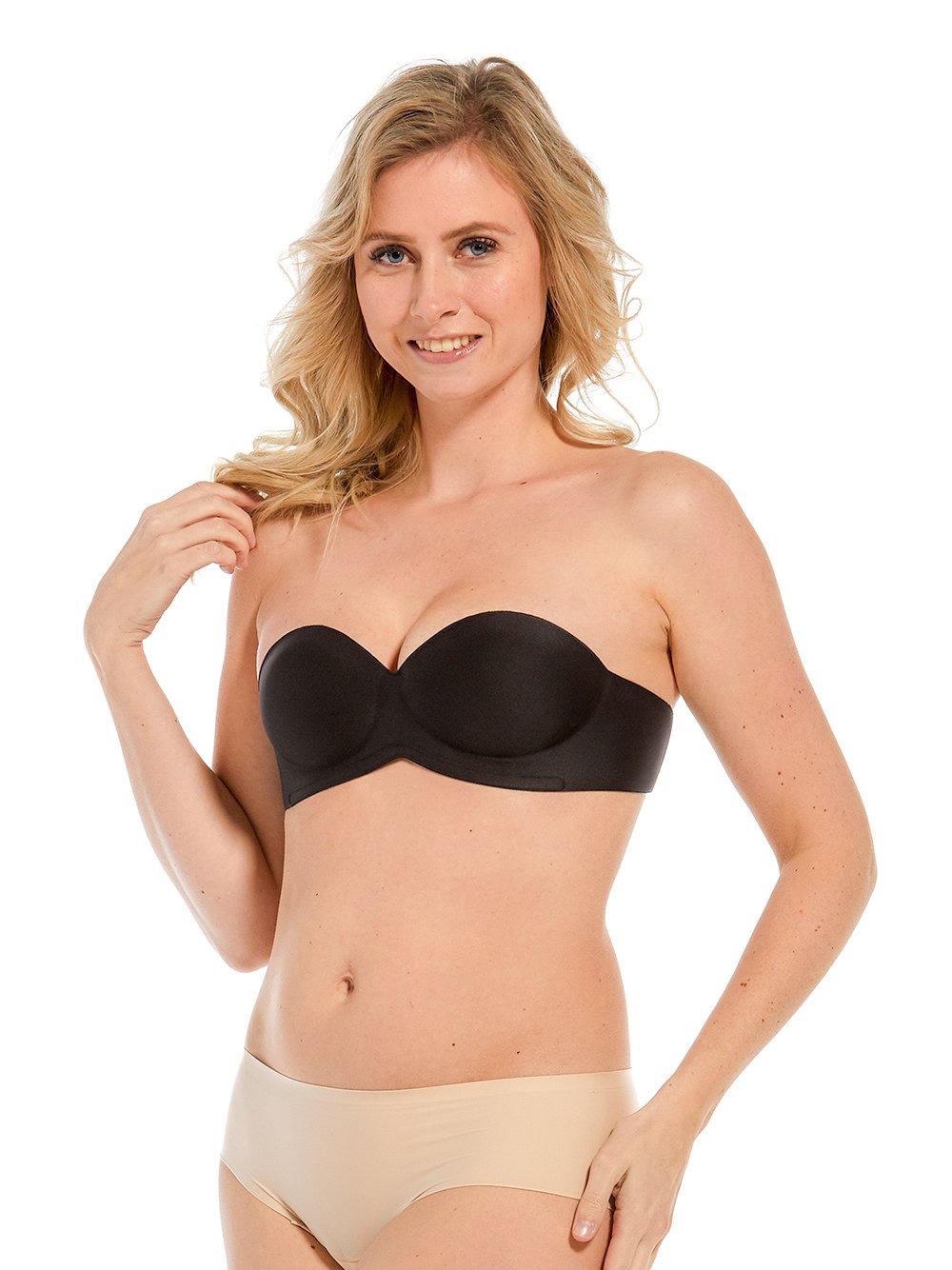 MAGIC Bodyfashion Damski biustonosz samonośny Kobiety czarny jednolity, A