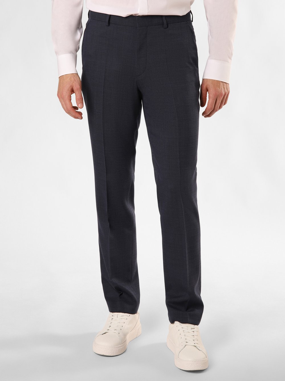 BOSS Spodnie - H-Leon-MM-C-224 Mężczyźni Regular Fit niebieski jednolity, 25