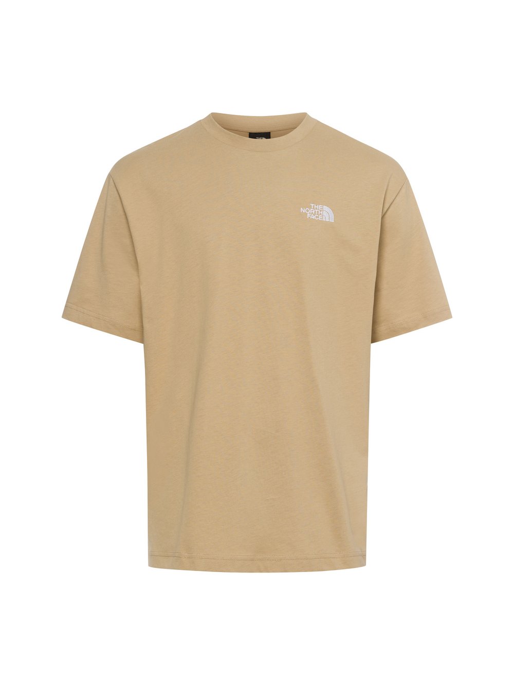 The North Face Koszulka męska Mężczyźni Bawełna beżowy jednolity, S
