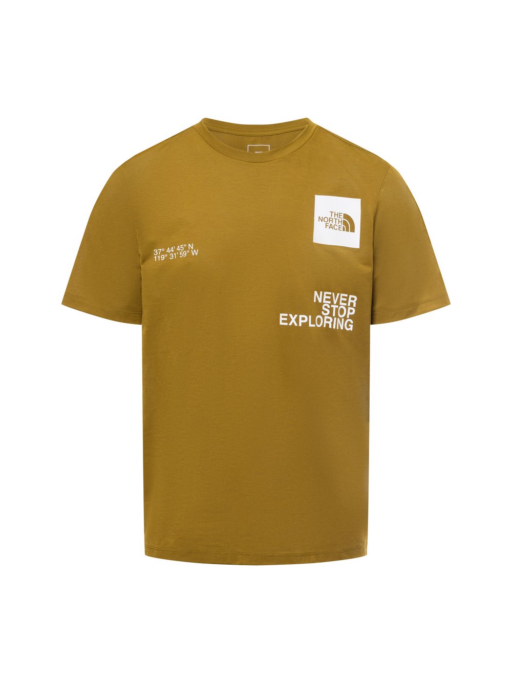 The North Face Koszulka męska Mężczyźni Dżersej zielony nadruk, S