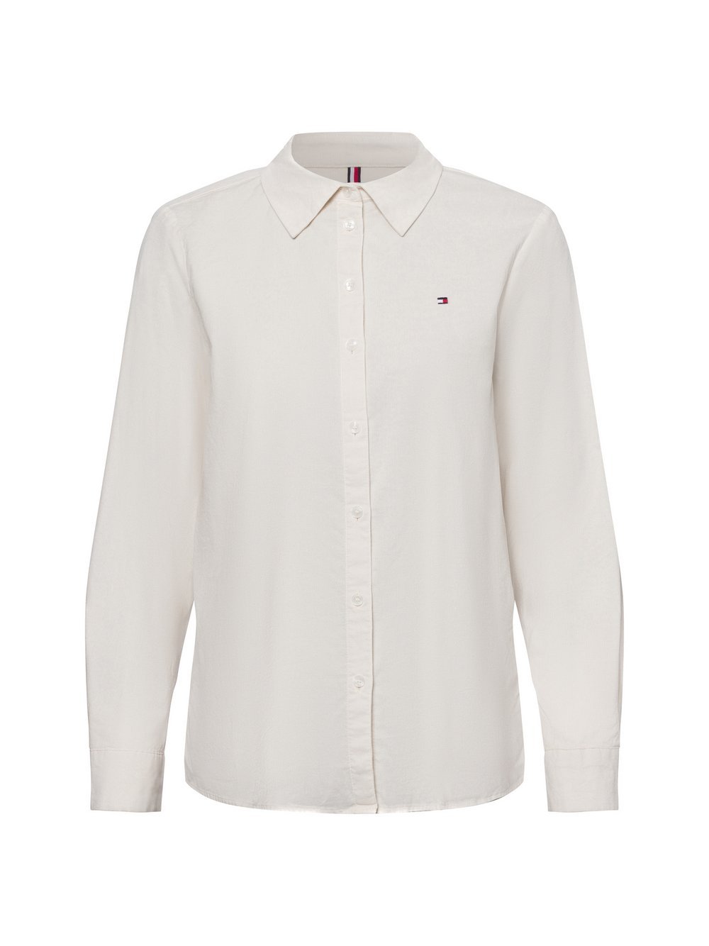 Tommy Hilfiger Damska bluzka koszulowa Kobiety Bawełna biały jednolity, 34