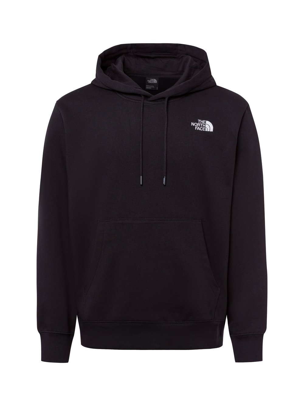 The North Face Męski sweter z kapturem Mężczyźni czarny jednolity, S