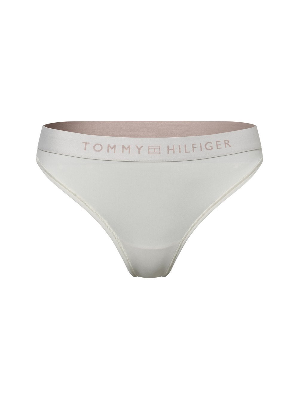Tommy Hilfiger Stringi Kobiety Sztuczne włókno biały jednolity, S