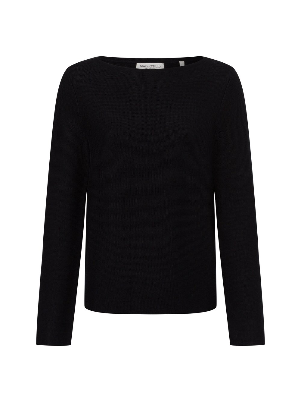Marc O'Polo Sweter damski z dzianiny Kobiety Bawełna czarny jednolity, S
