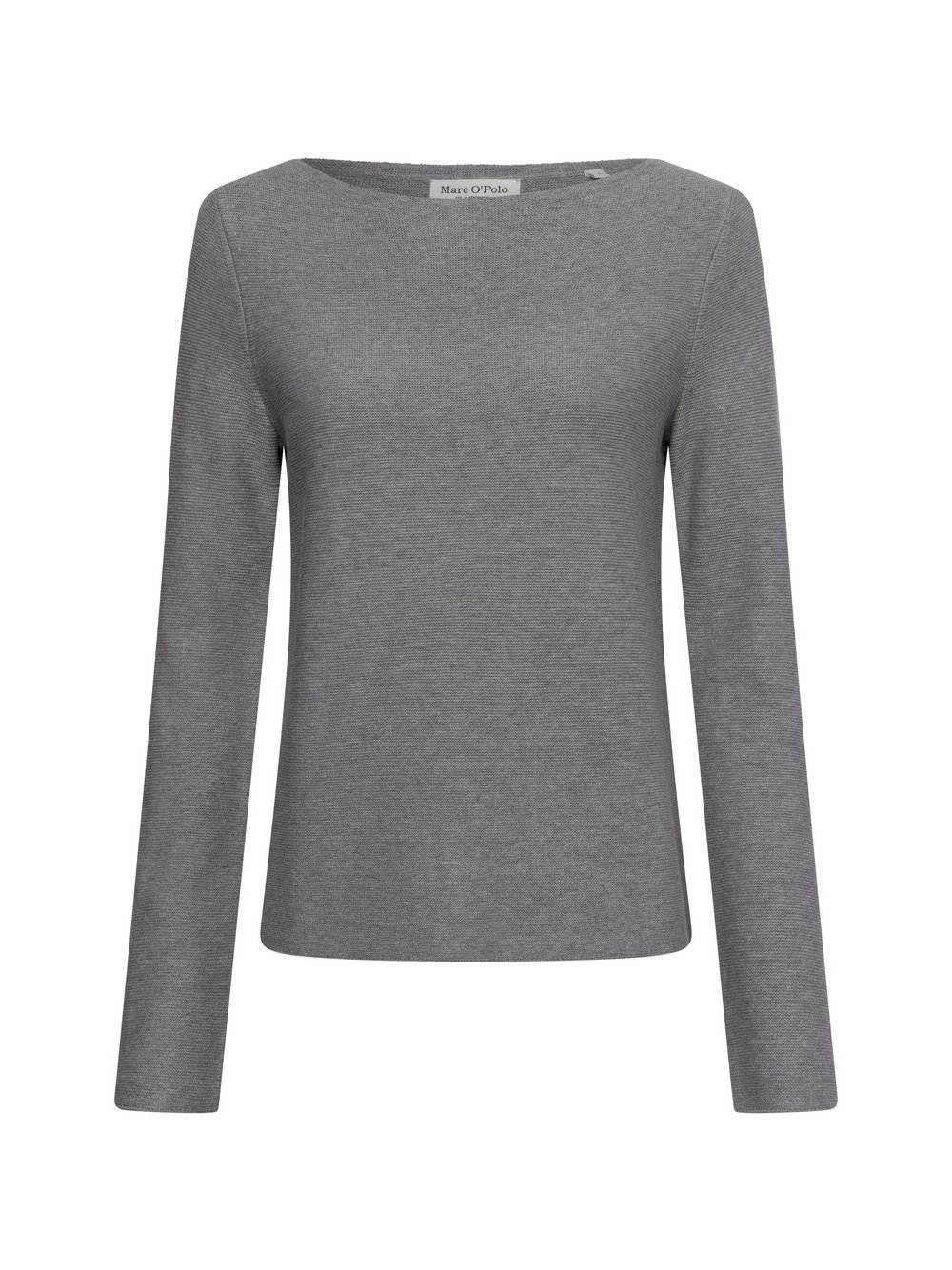 Marc O'Polo Sweter damski z dzianiny Kobiety Bawełna szary marmurkowy, S