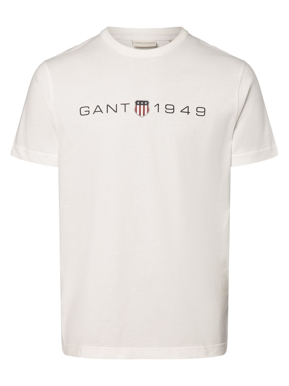 Gant T-shirt męski Mężczyźni Bawełna biały nadruk, M