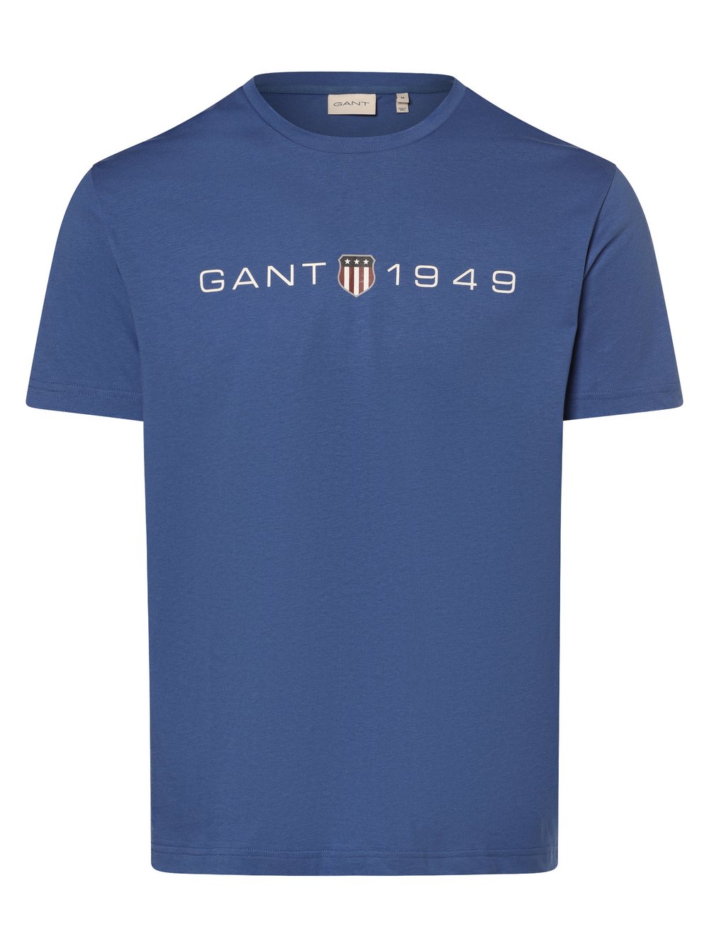 Gant T-shirt męski Mężczyźni Bawełna niebieski nadruk, M