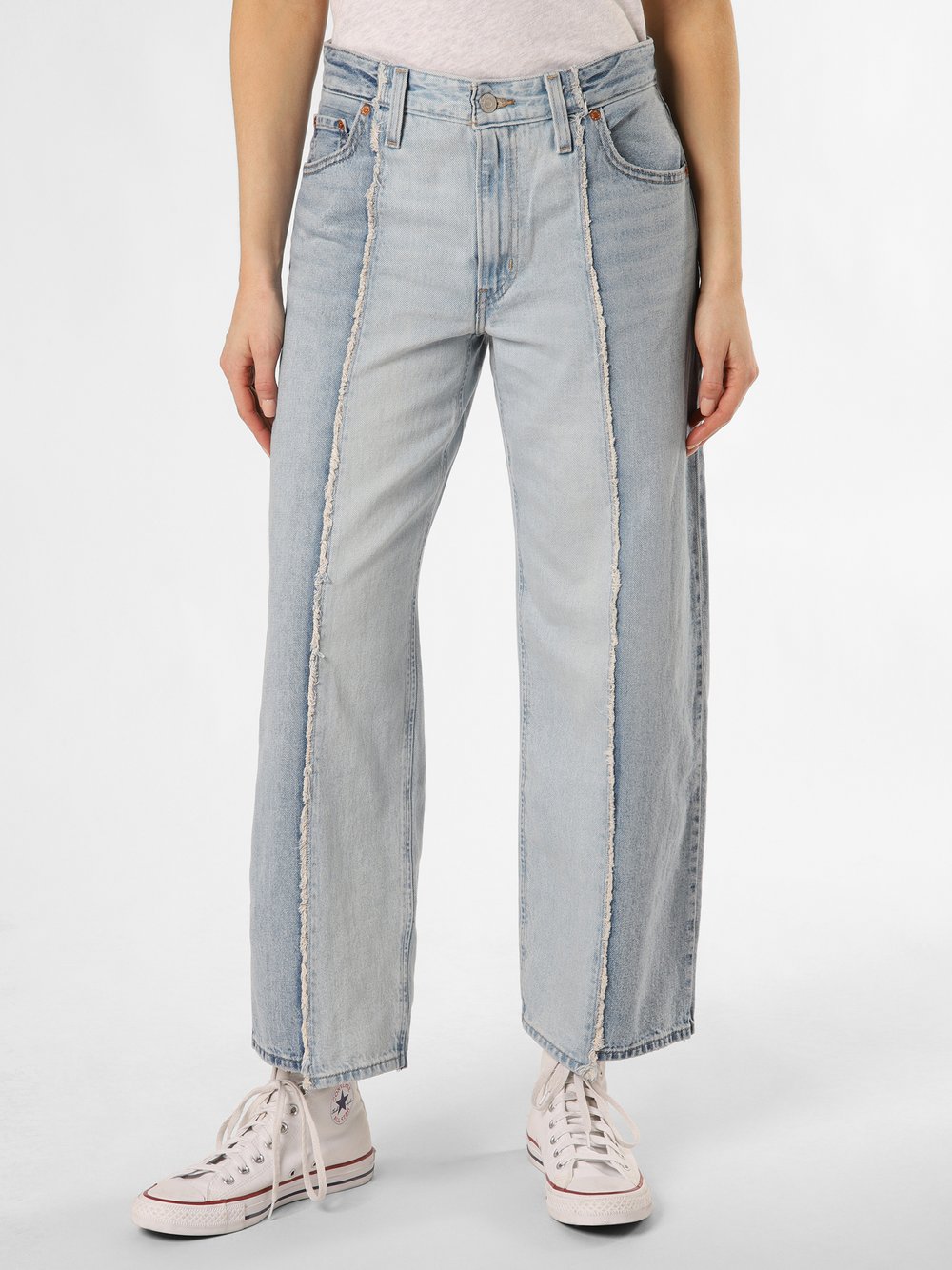 Levi's Dżinsy - Baggy Dad Kobiety Bawełna niebieski jednolity, 25-28