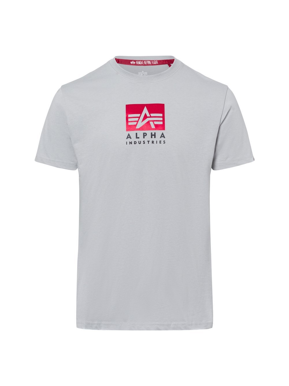 Alpha Industries Koszulka męska Mężczyźni Bawełna szary wzorzysty, S