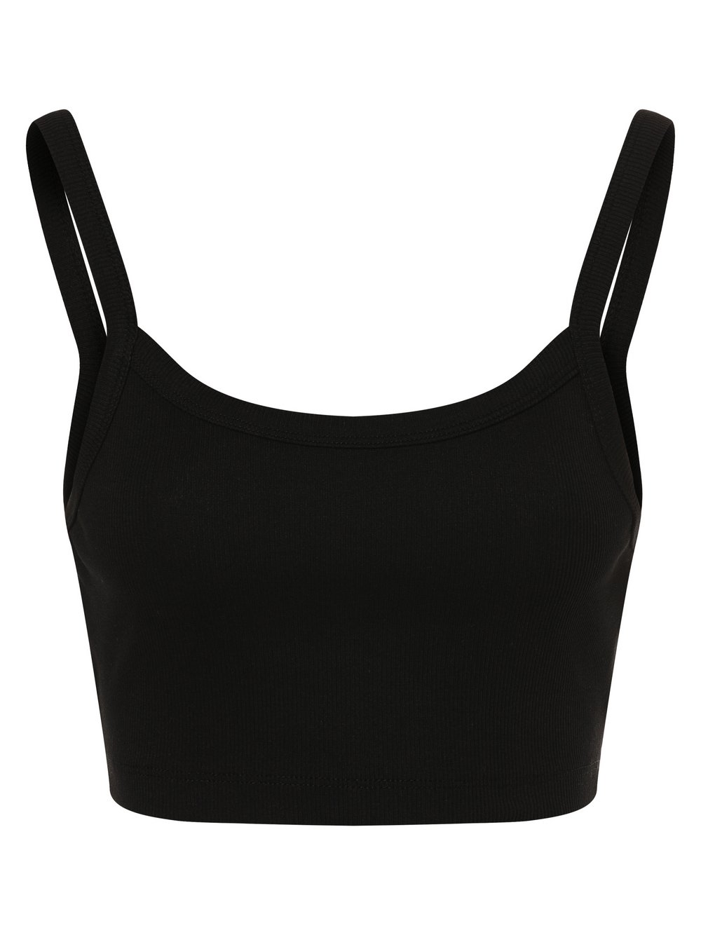 Noisy May Top damski - NMJudy Kobiety Bawełna czarny jednolity, S