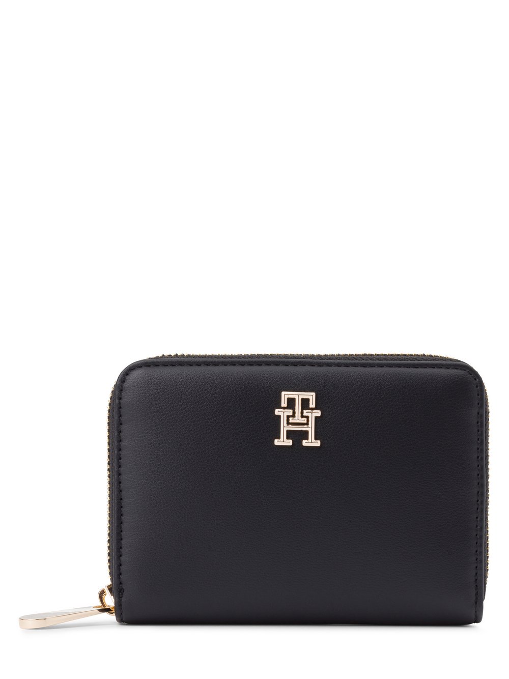 Tommy Hilfiger Portfel damski Kobiety Sztuczna skóra czarny jednolity, ONE SIZE