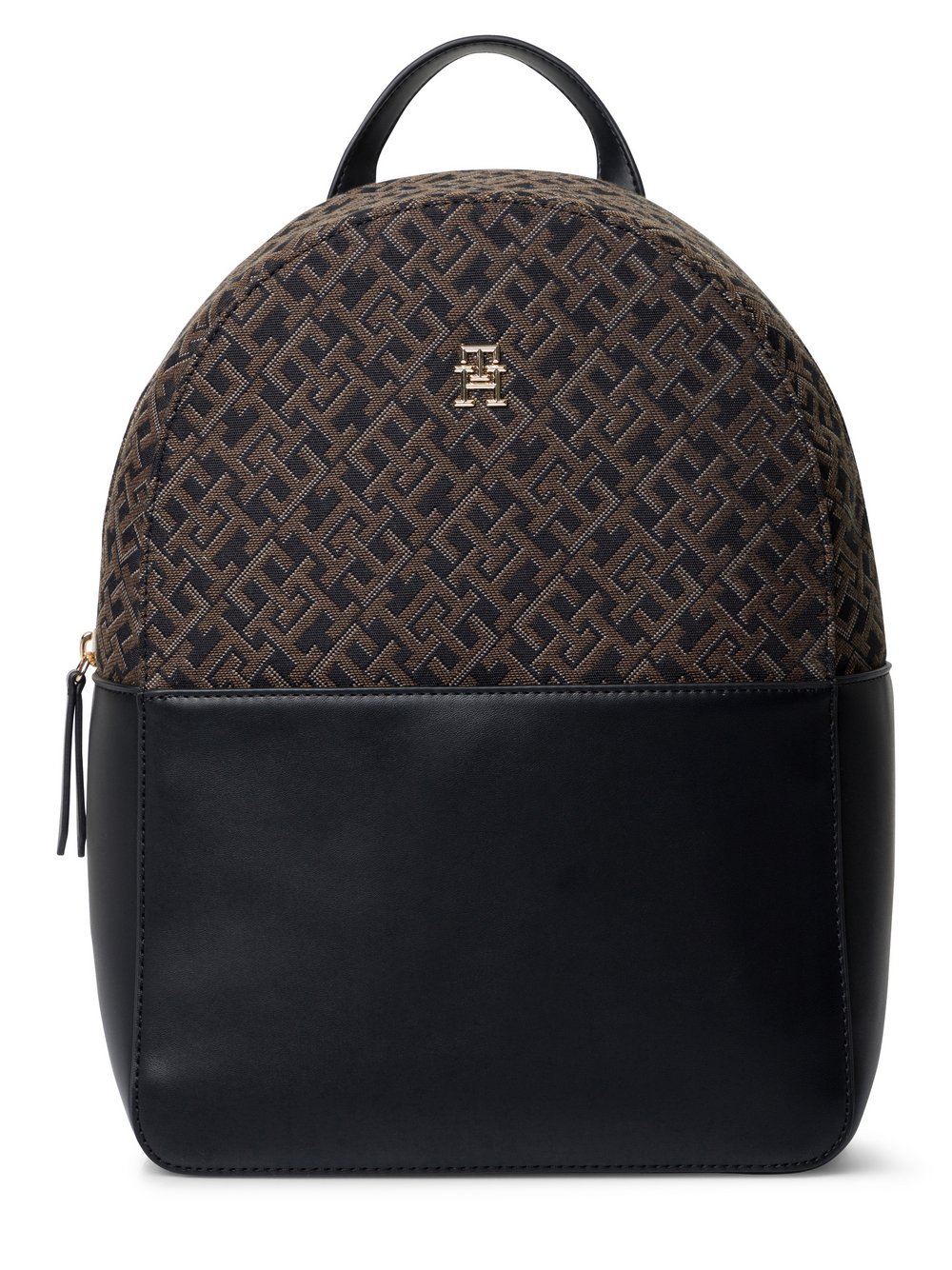 Tommy Hilfiger Plecak damski Kobiety czarny|brązowy wzorzysty, ONE SIZE