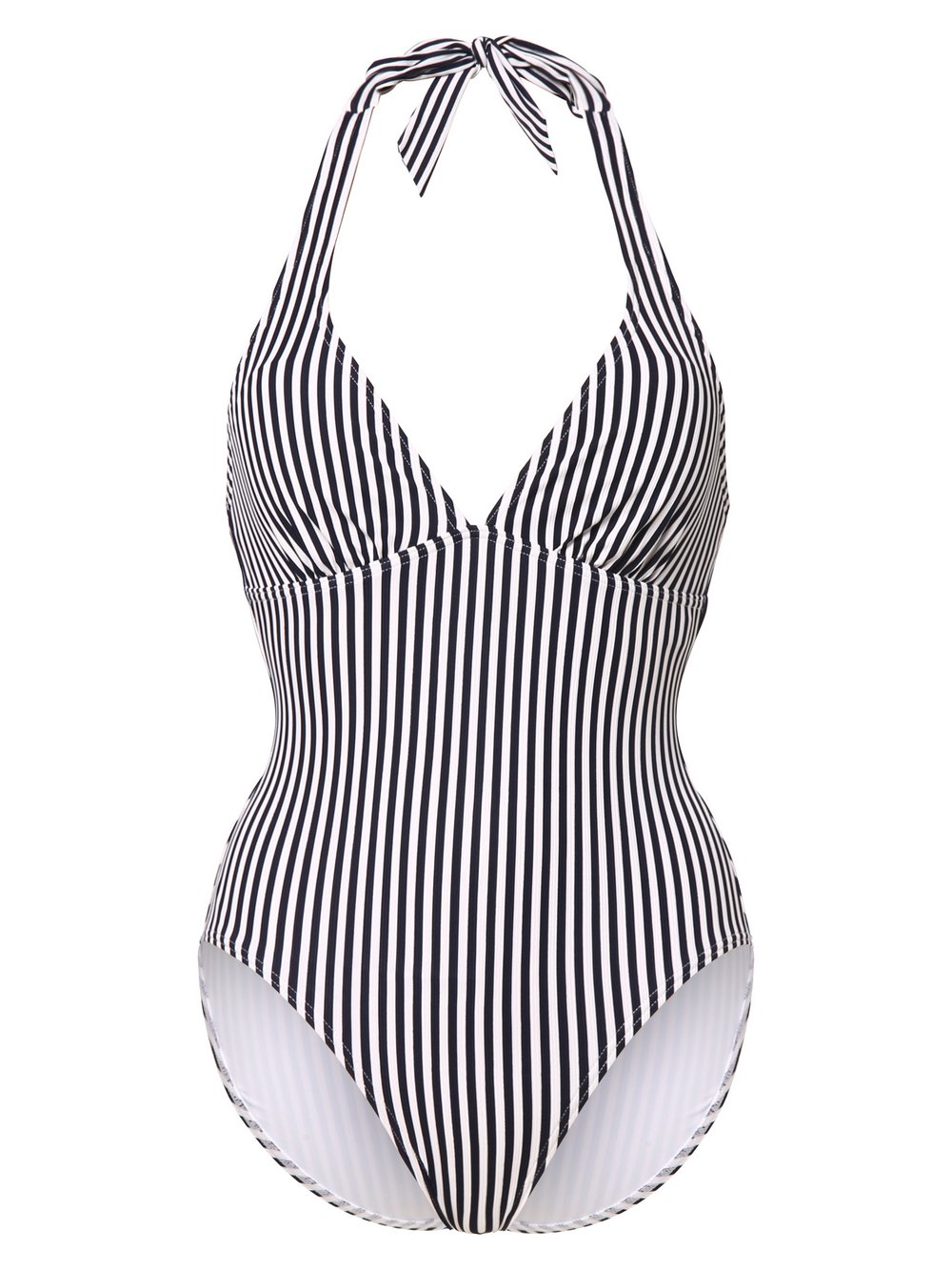 Esprit Casual Damski kostium kąpielowy Kobiety niebieski w paski, 36