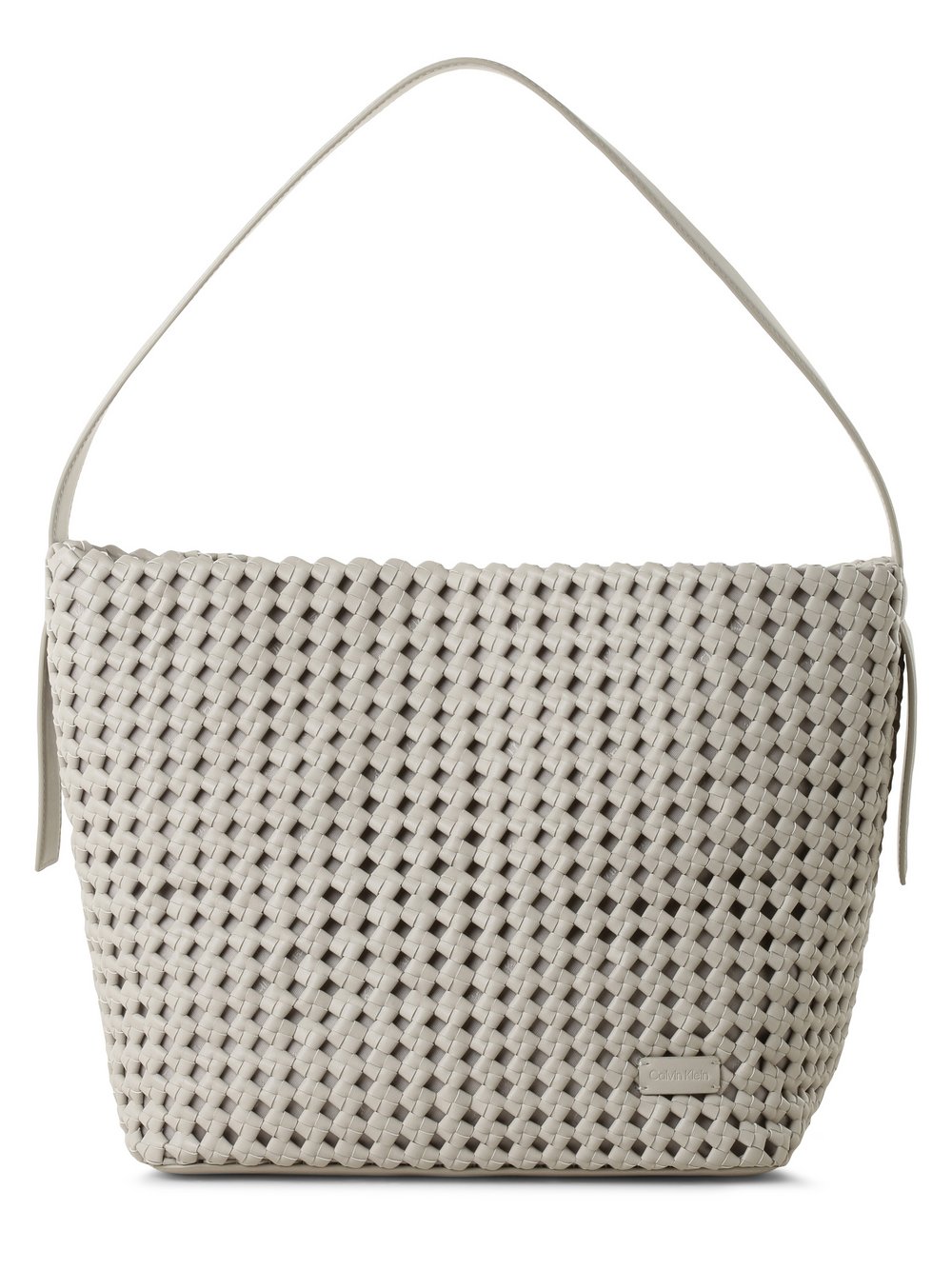 Calvin Klein Damski shopper Kobiety Sztuczna skóra beżowy|szary jednolity, ONE SIZE