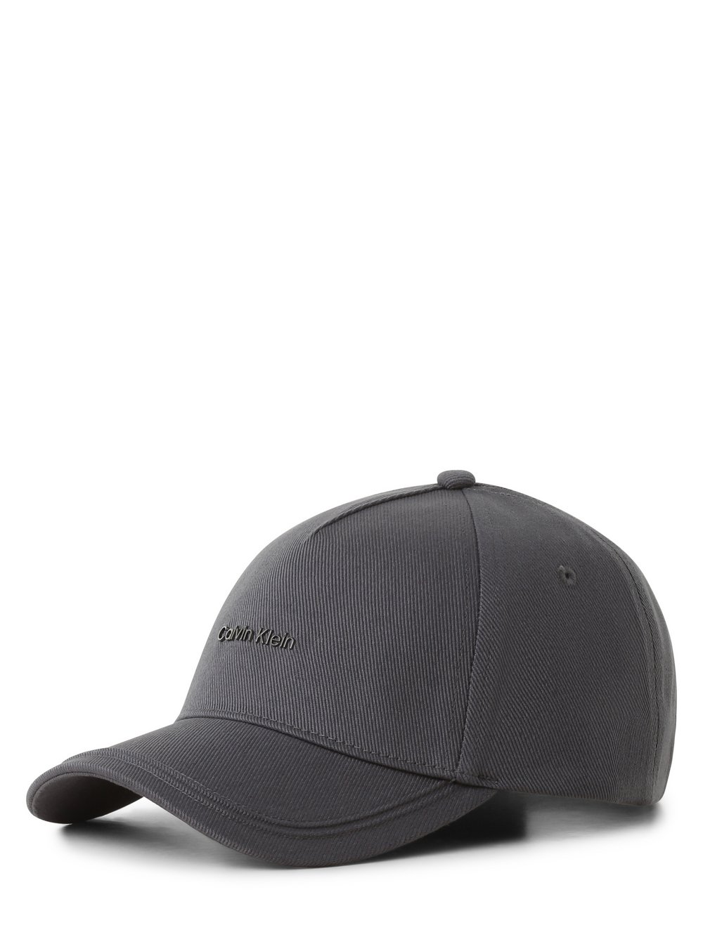 Calvin Klein Czapka męska Mężczyźni Bawełna szary jednolity, ONE SIZE