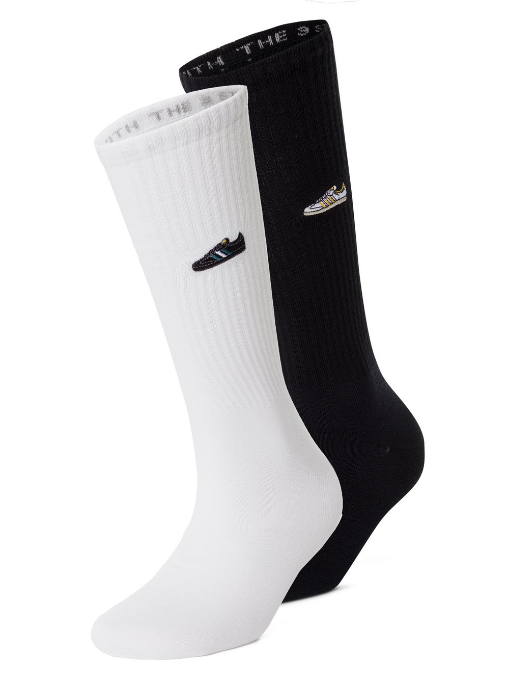 adidas Originals Skarpety w 2-paku Mężczyźni czarny|biały jednolity, M