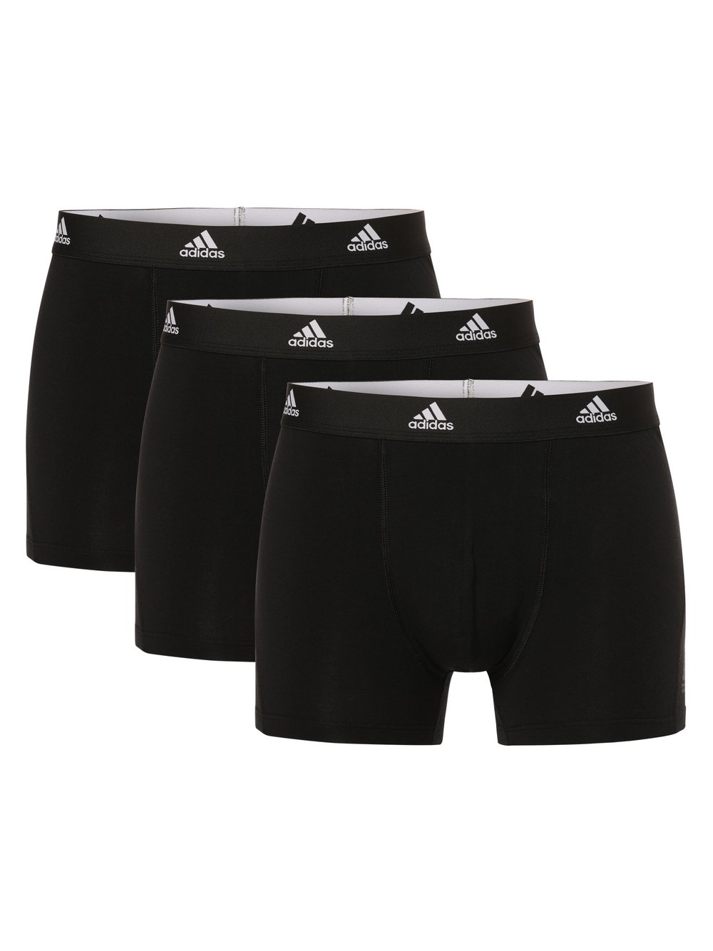 adidas Performance Bokserki pakowane po 3szt. Mężczyźni Bawełna czarny jednolity, S