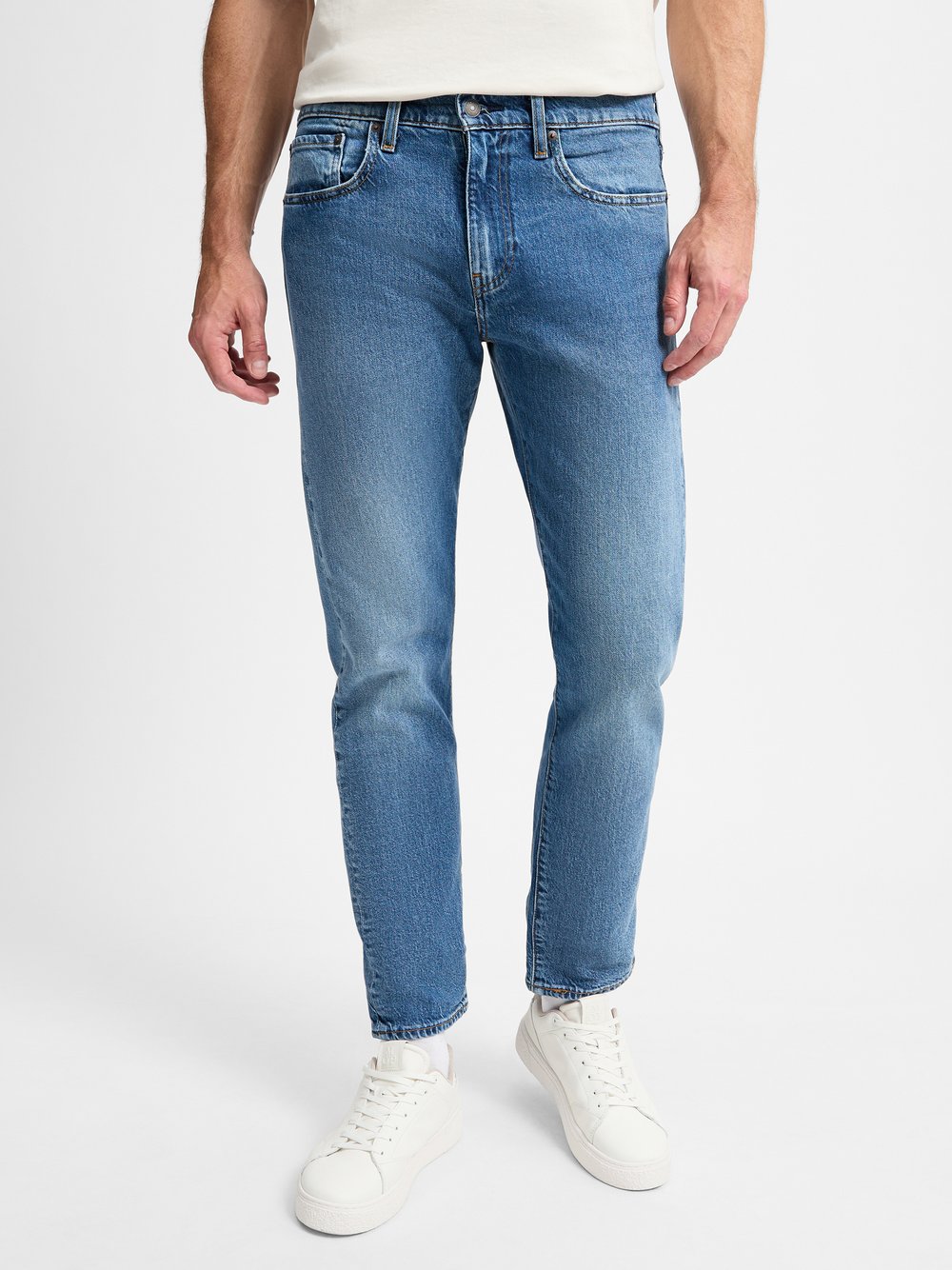 Levi's Dżinsy - 502 Taper Mężczyźni Bawełna niebieski jednolity, 30-32