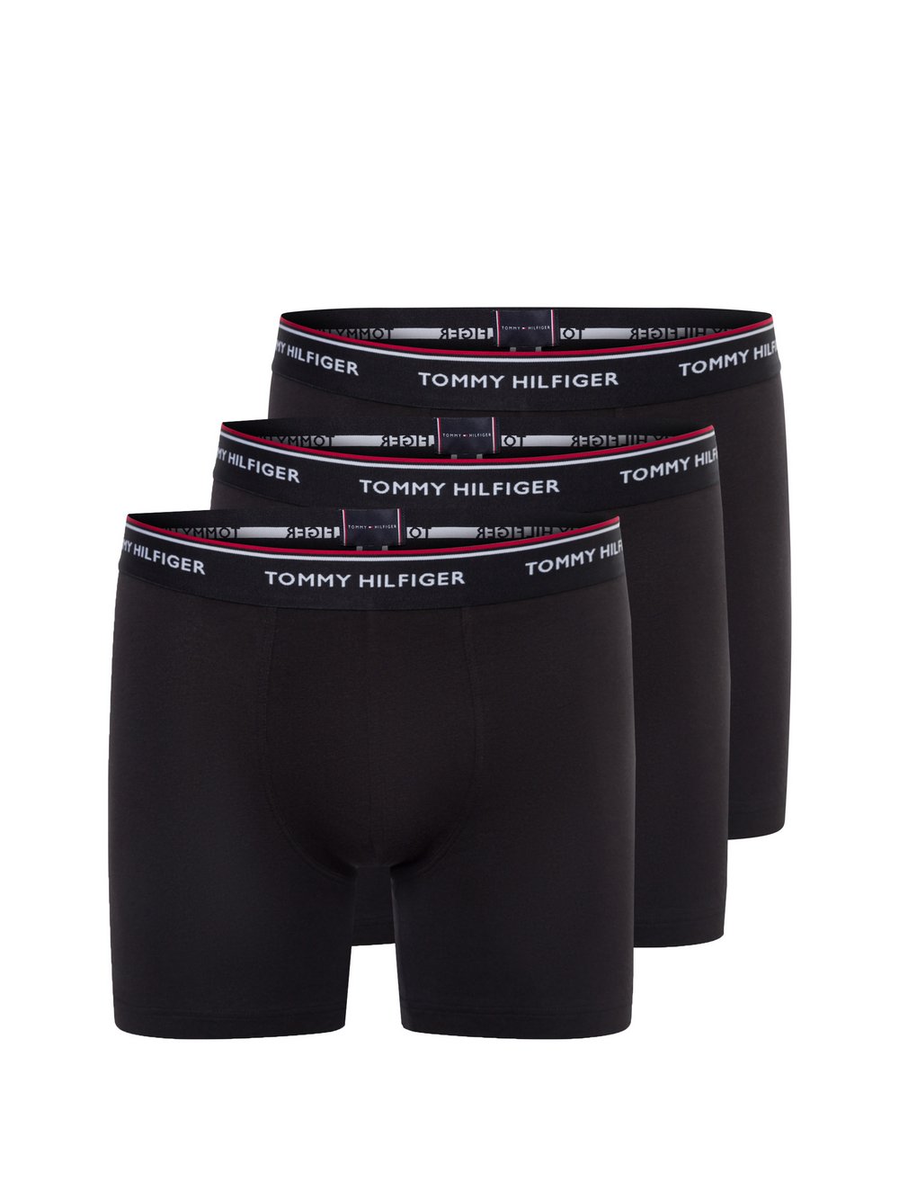 Tommy Hilfiger Bokserki Mężczyźni Bawełna czarny jednolity, MD