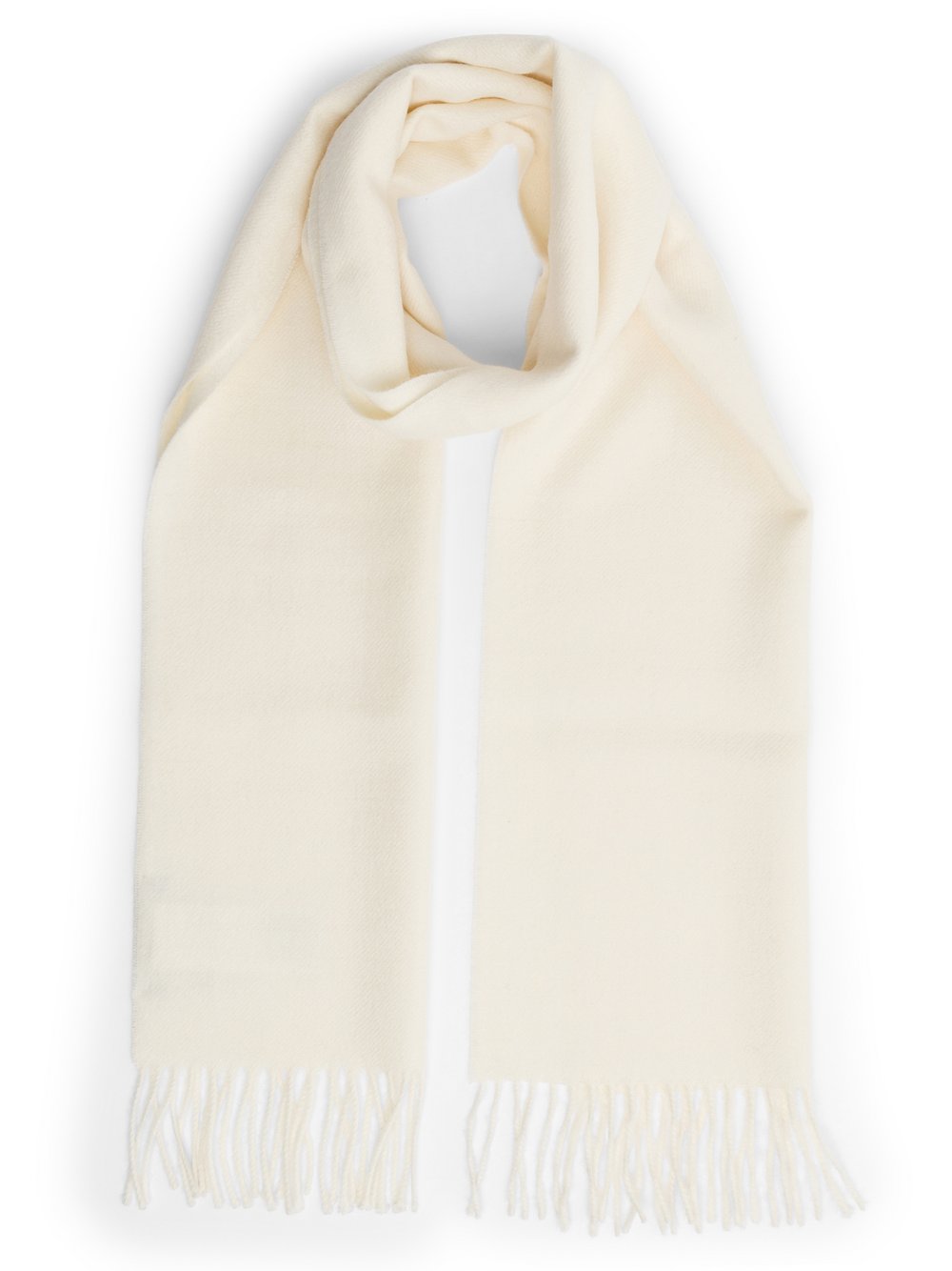 Max Mara Weekend Damski szalik z dzianiny z zawartością alpaki - Buona Kobiety Wełna biały marmurkowy, ONE SIZE