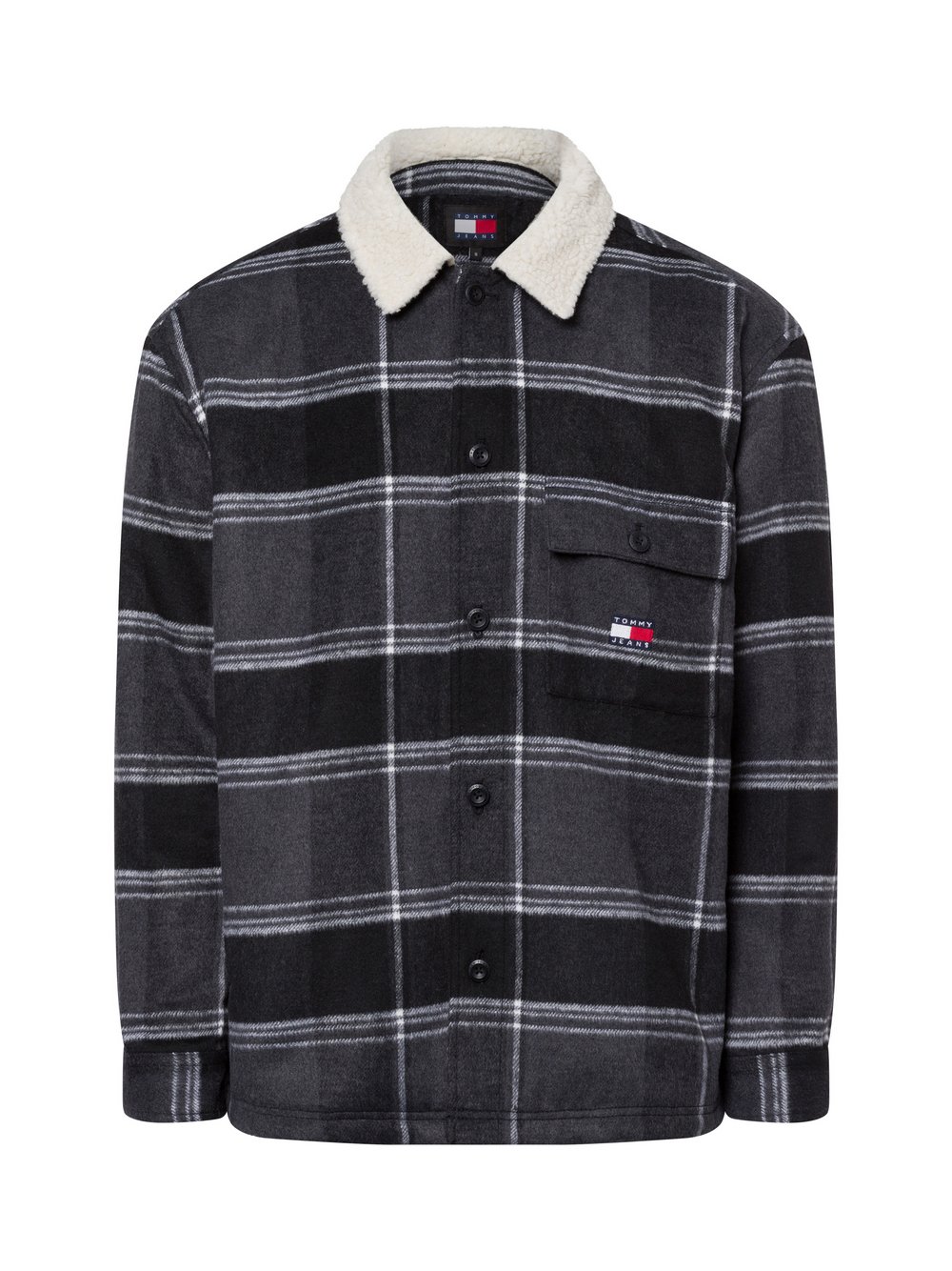 Tommy Jeans Koszula Tommy Jeans Mężczyźni Regular Fit czarny w kratkę, S