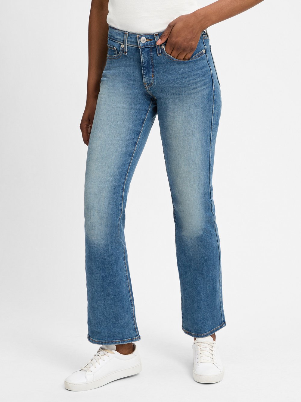 Levi's Dżinsy - 315 Shaping Bootcut Kobiety Bawełna niebieski jednolity, 27-32