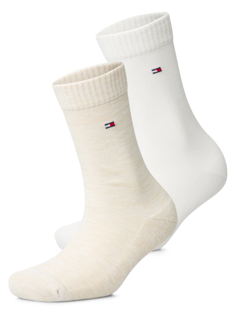 Tommy Hilfiger Skarpety w 2-paku Kobiety wiskoza biały wzorzysty, 35-38