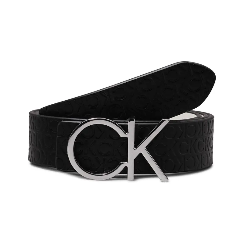 Calvin Klein Skórzany dwustronny pasek