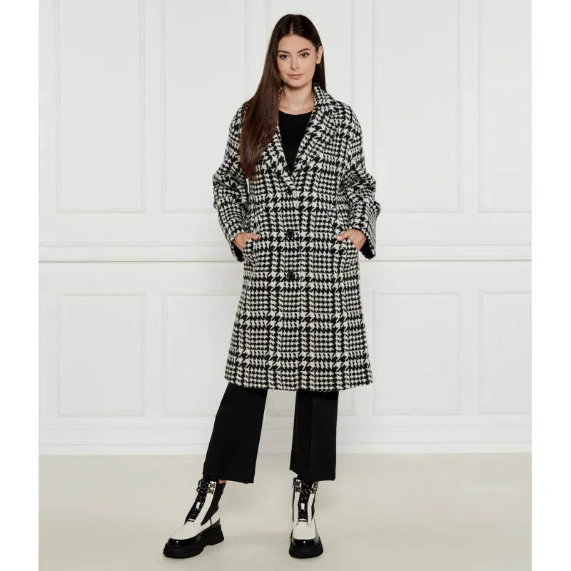 Marc Cain Wełniany płaszcz