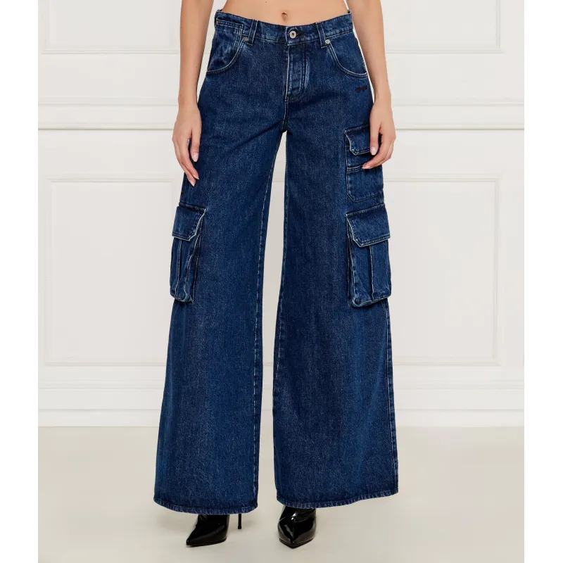 OFF-WHITE Jeansy flare fit