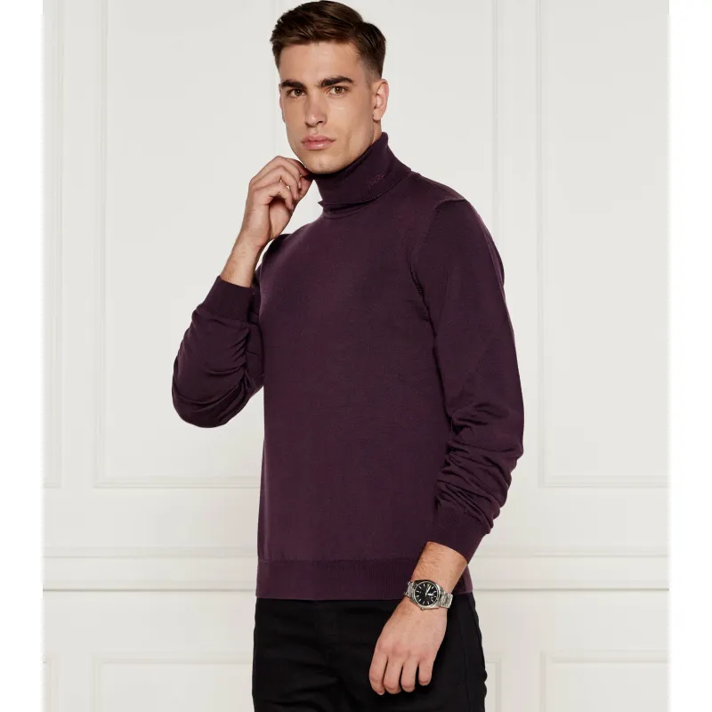 HUGO Wełniany golf San Thomas-M | Regular Fit