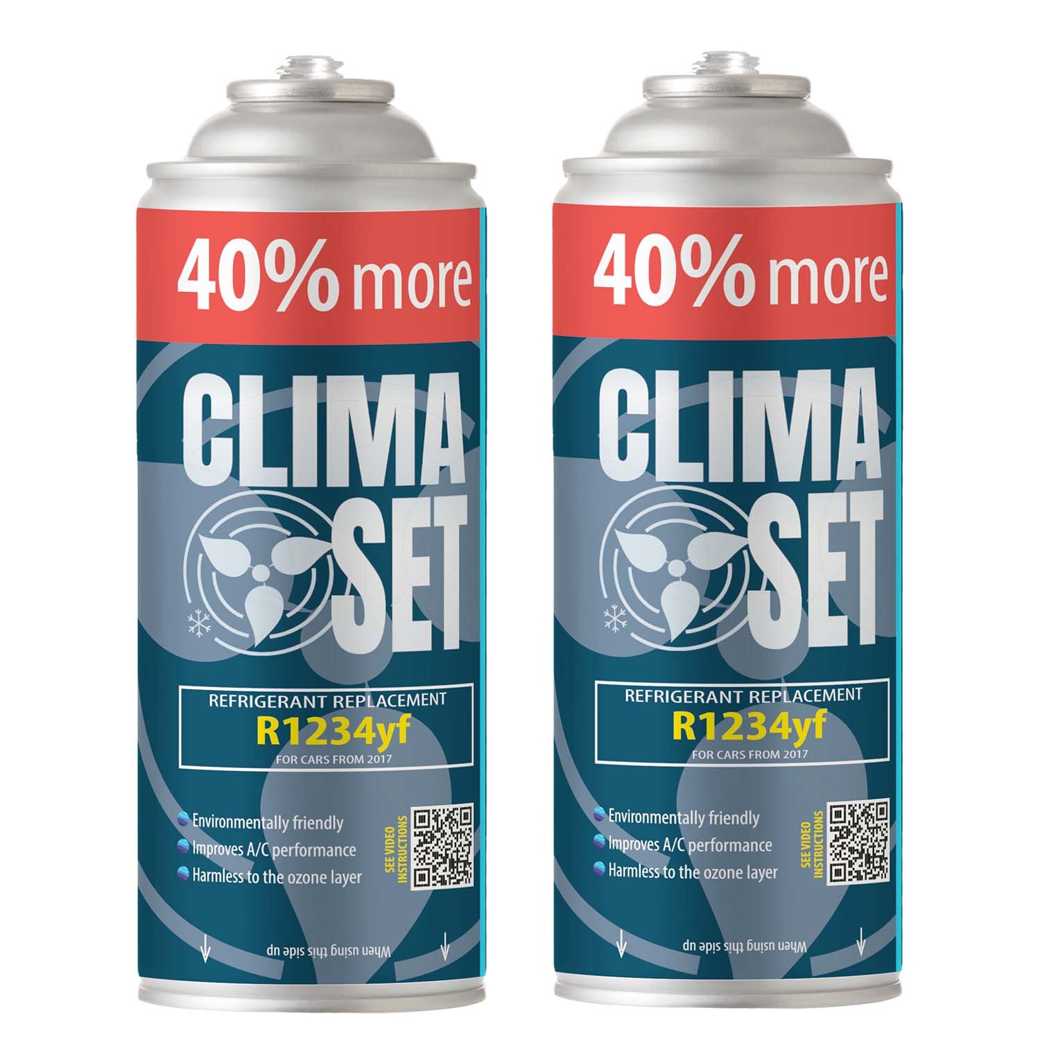 Gaz do klimatyzacji ClimaSet R1234yf 2 x 470 g