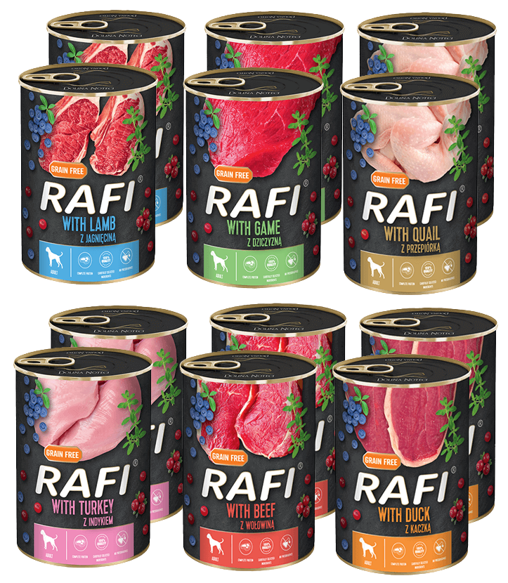 DOLINA NOTECI Rafi MIX SMAKÓW 30x400g 5 SMAKÓW