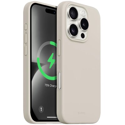 Crong Color Cover Magnetic - Etui iPhone 16 Pro Max MagSafe (kamienny beż)