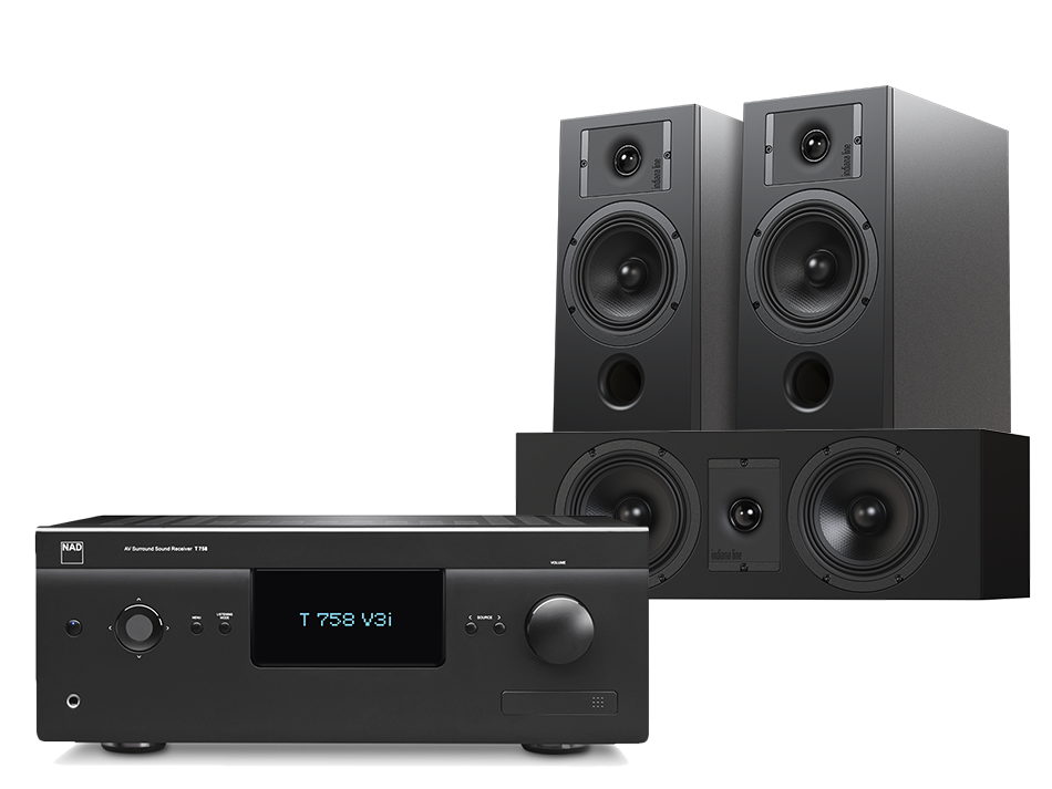 NAD T758 V3i + Diva 3 + Diva 7