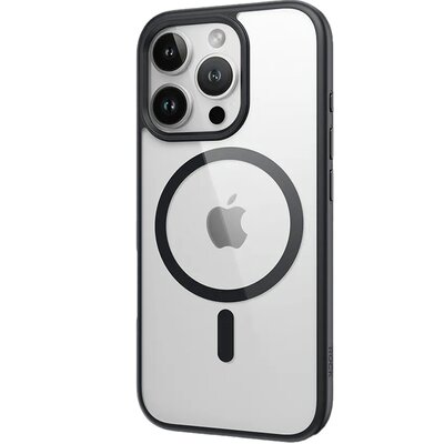 Etui ROCK Guard MagSafe Stand do Apple iPhone 16 Pro Czarno-przezroczysty