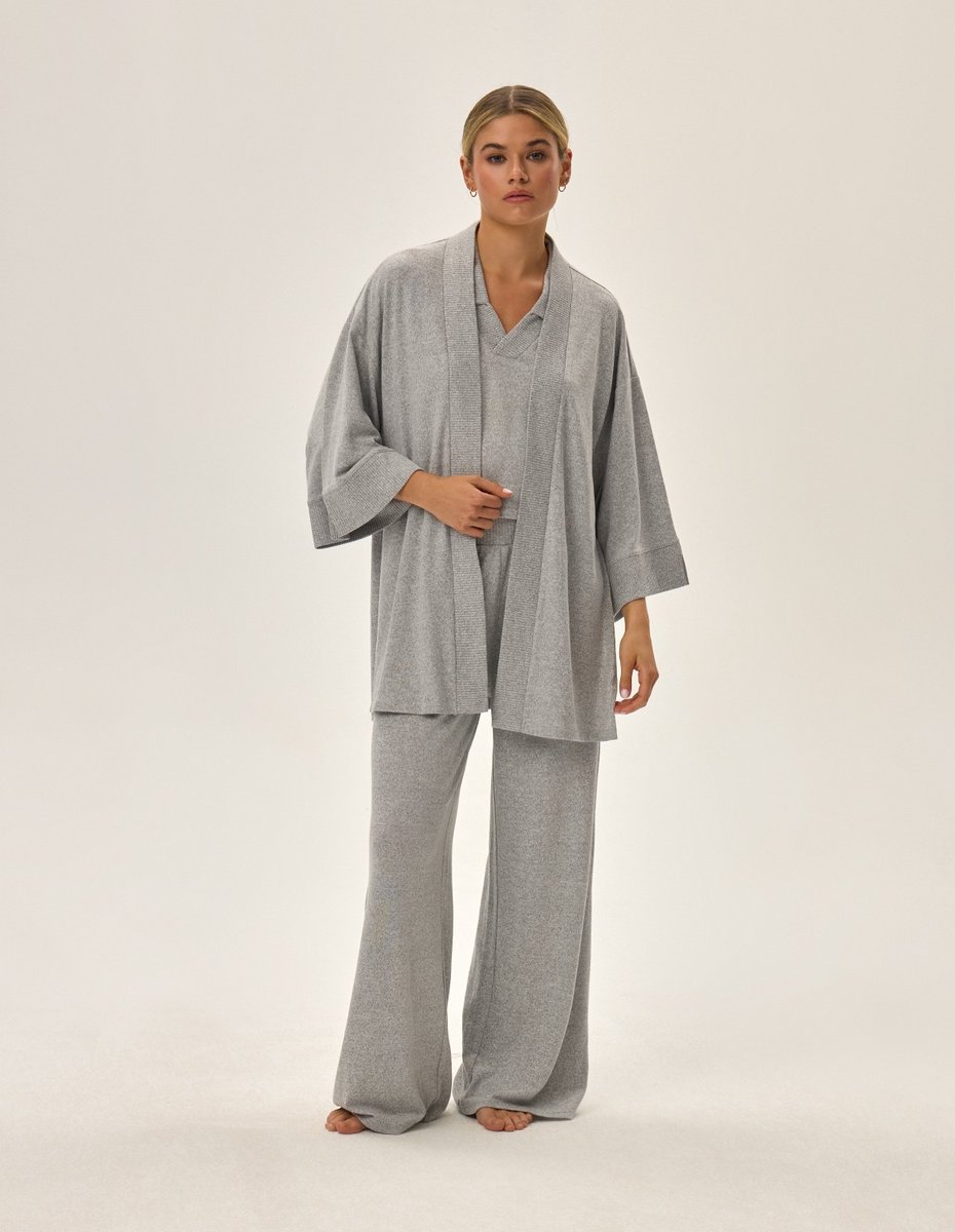 Szlafrok damski Jen - beżowy L/XL