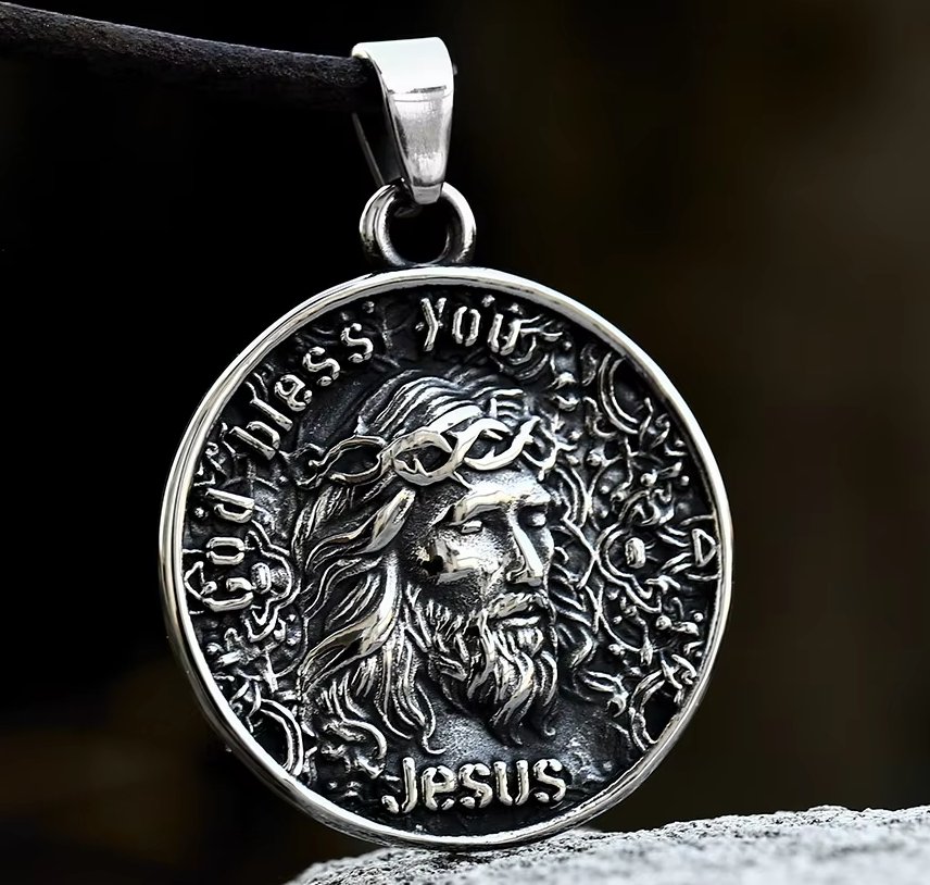 zawieszka JESUS - GOD BLESS YOU
