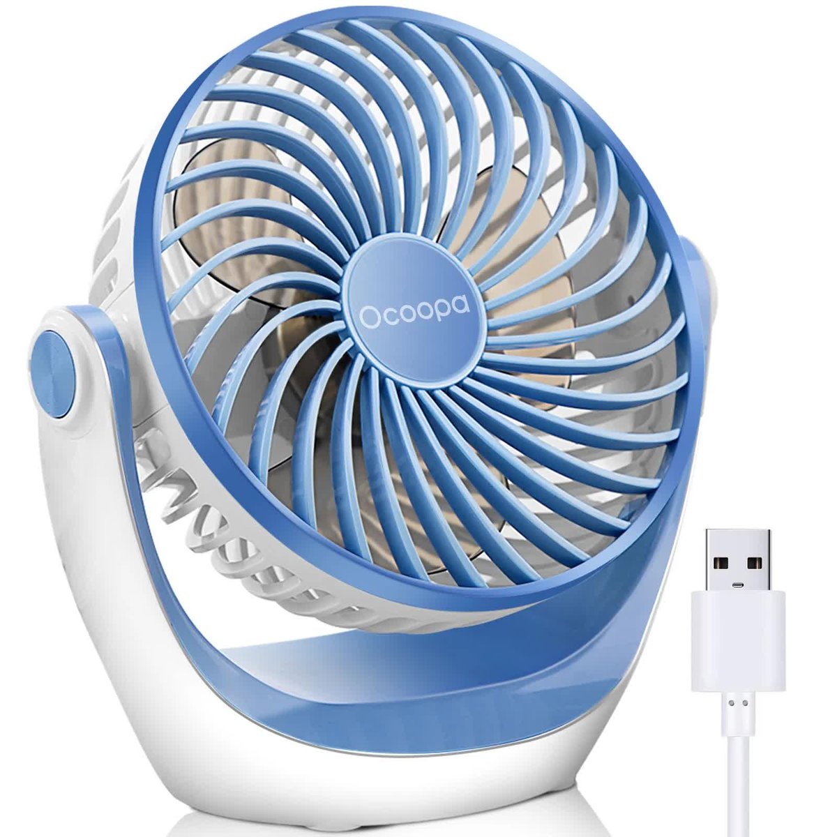 Ocoopa D602 biało-błękitny USB
