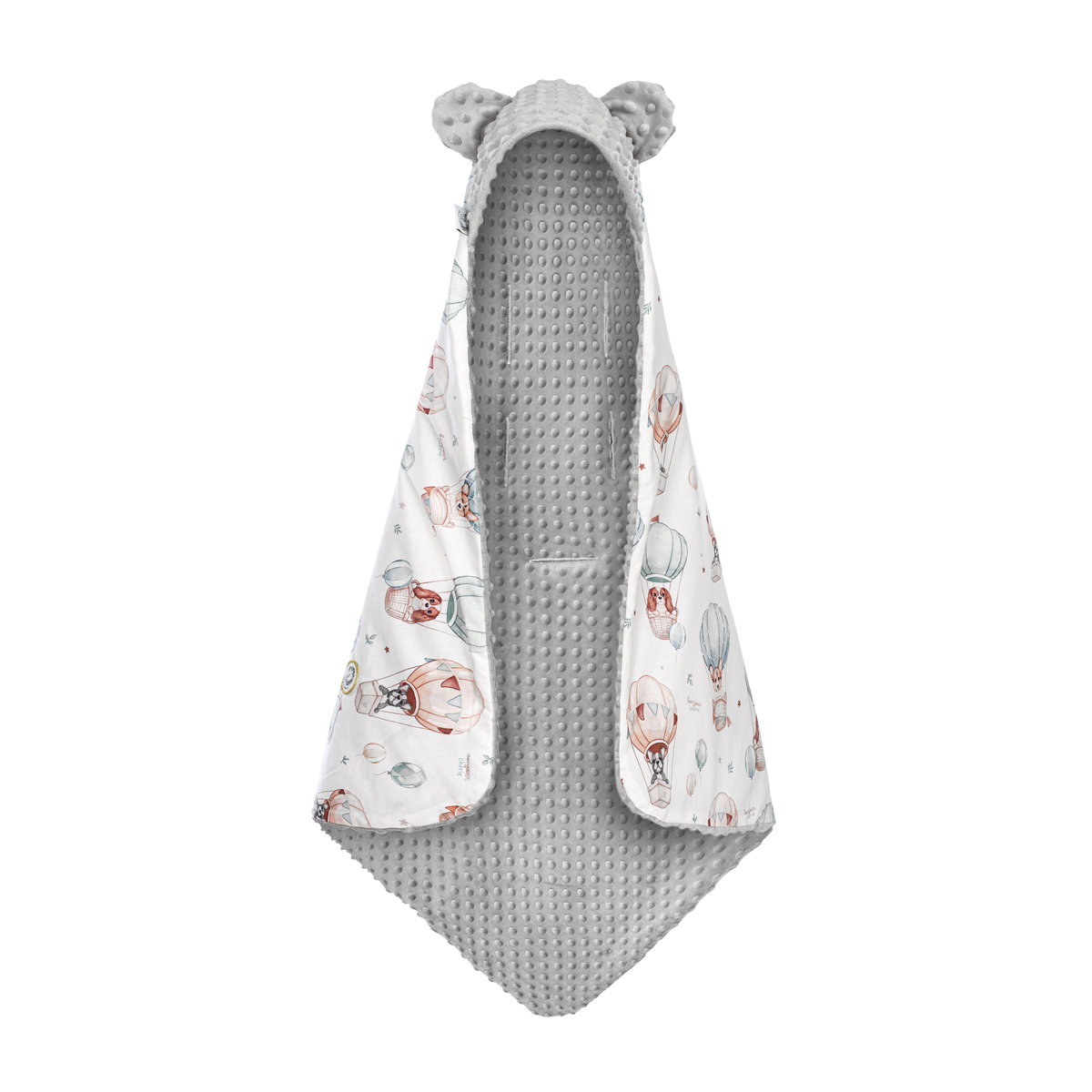 Kocyk do fotelika samochodowego Pieski bawełna/minkly