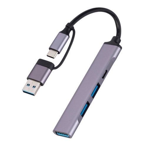 ADAPTER ROZDZIELACZ SLIM HUB 3.0 2w1 USB-A|USB-C na 3xUSB|1x USB-C